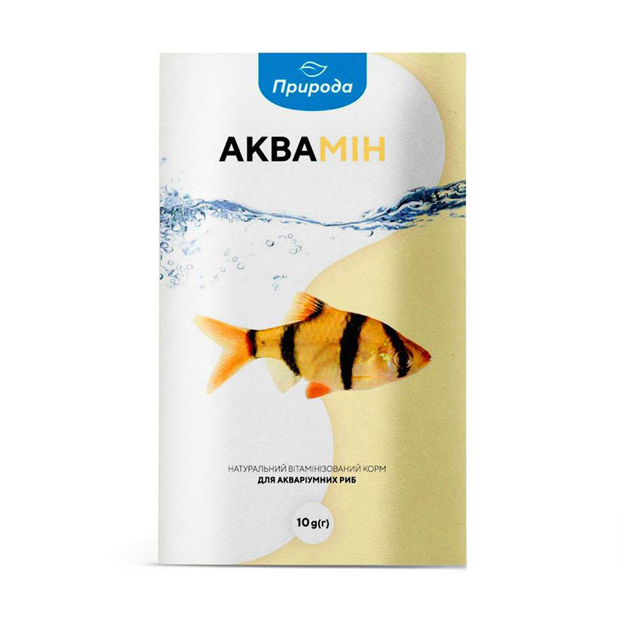 Корм для акваріумних риб Природа Аквамін, 10 г